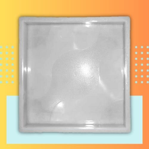 Wave Chequered Tile Plastic Moulds