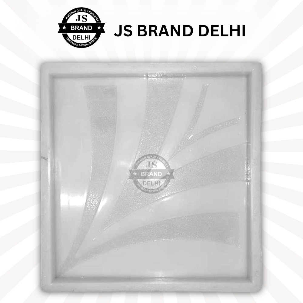 Patti Chequered Tile Plastic Moulds - Color: Grey
