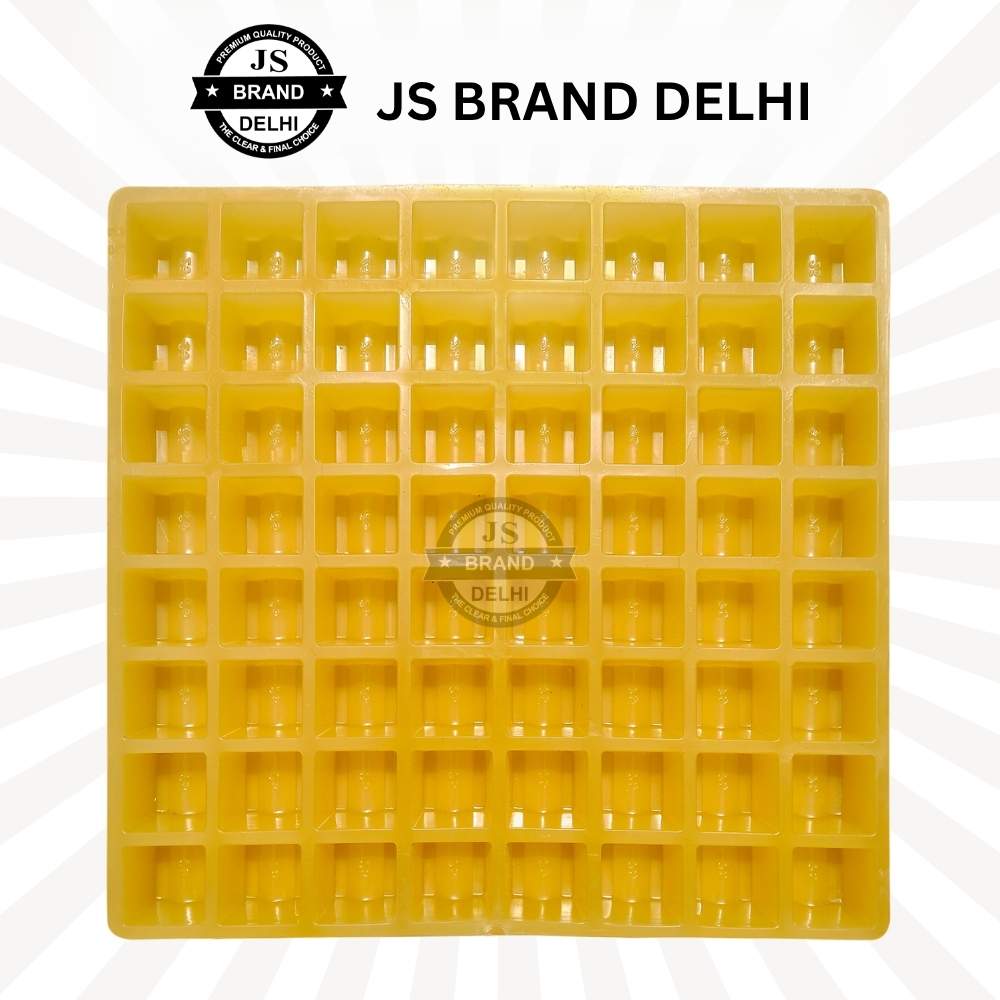 20mm 64 Cavity Cover Block Rubber Moulds