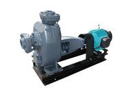 Self priming centrifugal mud bare shaft coupled pump