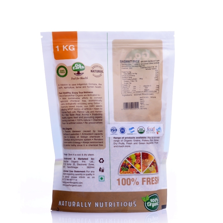 organic Basmati brown rice