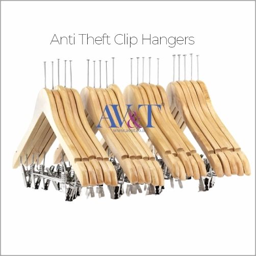 Anti Theft Wooden Hanger for Hotels