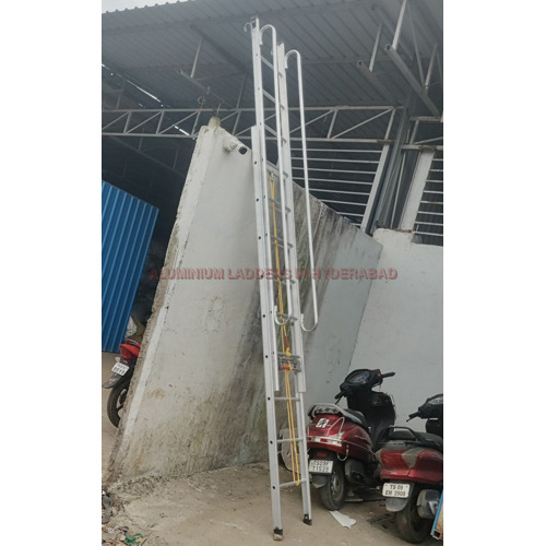 High Quality / Easy To Use Aluminium Wall Extension Ladder With Railing ...