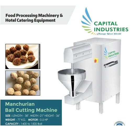 Manchurian Ball Cutting Machine