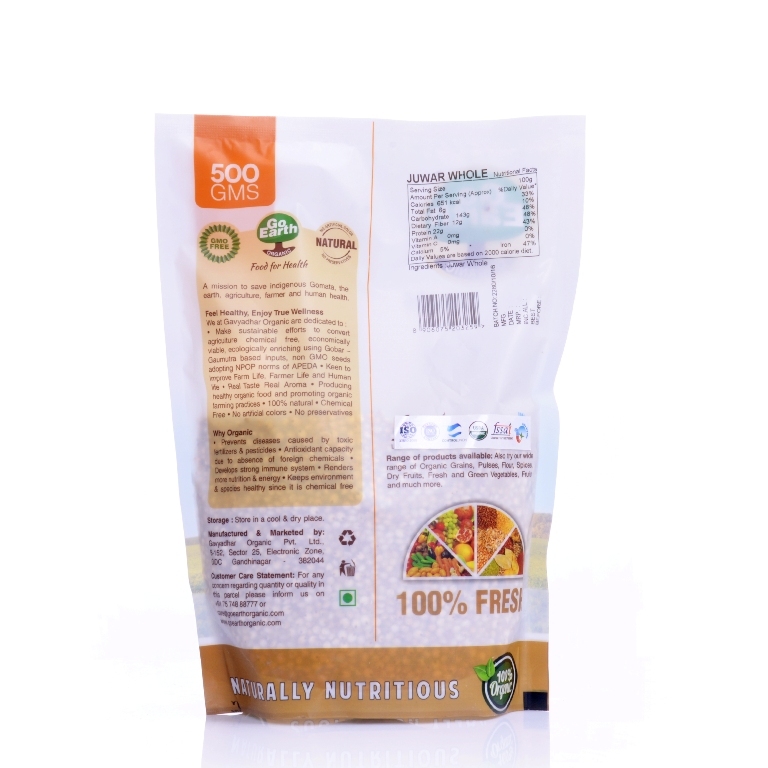 organic  Jawar/Sorghum whole