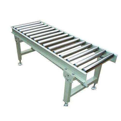 Material Handling Roller Conveyor - Heavy-Duty Steel, 12 Feet Length | Durable, High Load Capacity, Smooth Operation