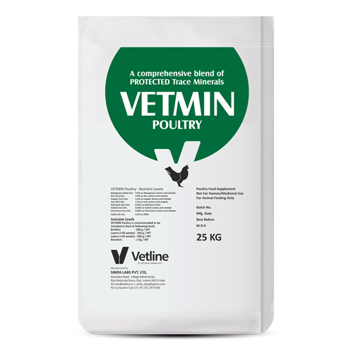 25kg Vetmin Poultry Organic Mineral Premixes