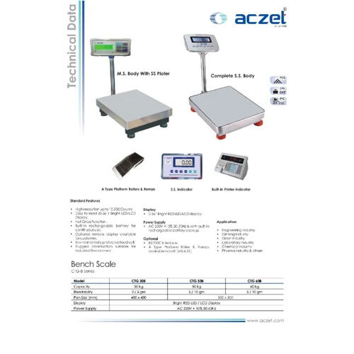 Aczet CTG-50B Bench Scale