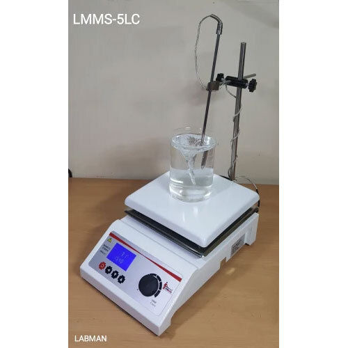 White Ceramic Hotplate Magnetic Stirrer Lmms5Lc