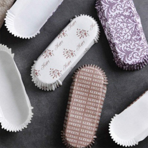 Oblong Paper Cup for Sweets Chocolate And Muffin
