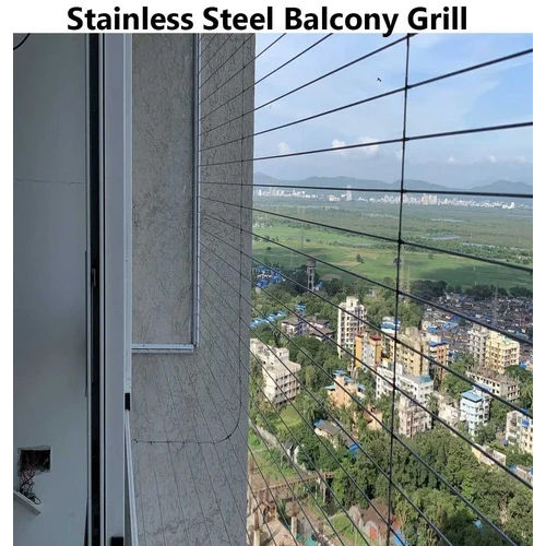 Rot Proof Stainless Steel Balcony Grill