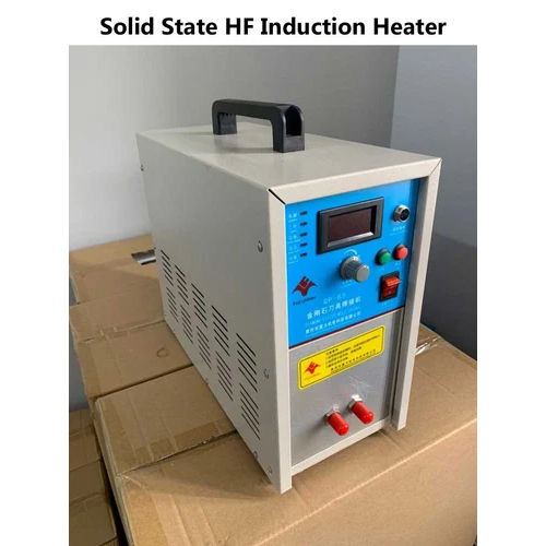 Grey And Blue Solid State Hf Induction Heater