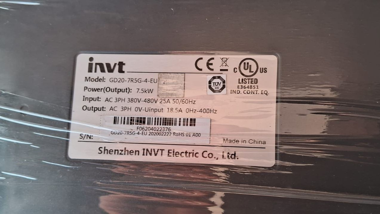 Invt 10HP Ac Drive