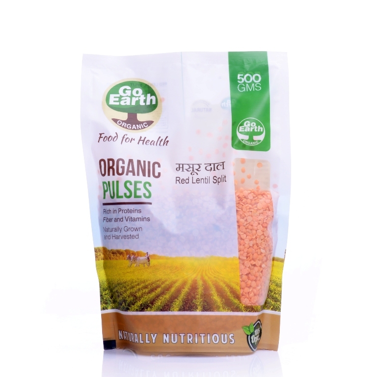 Organic Msoor Dal(Pink/Red) Lentil split