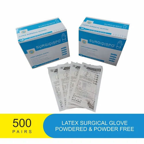 Latex Surgical Gloves Powdered And Powder Free