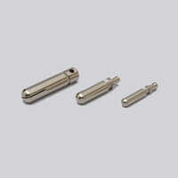 Brass Solid And Hollow Pins - High-quality Brass, Various Sizes Available, Sleek Silver Finish, Polished Surface Treatment For Electrical Switch Components