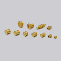 Brass Hex Inserts - Color: Silver Or Yellow