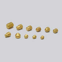 Brass Dome Nut - High-quality Durable Brass, Various Sizes Available, Natural Or Nickel Finish, Heat Treated, Polished Surface For Smooth Appearance