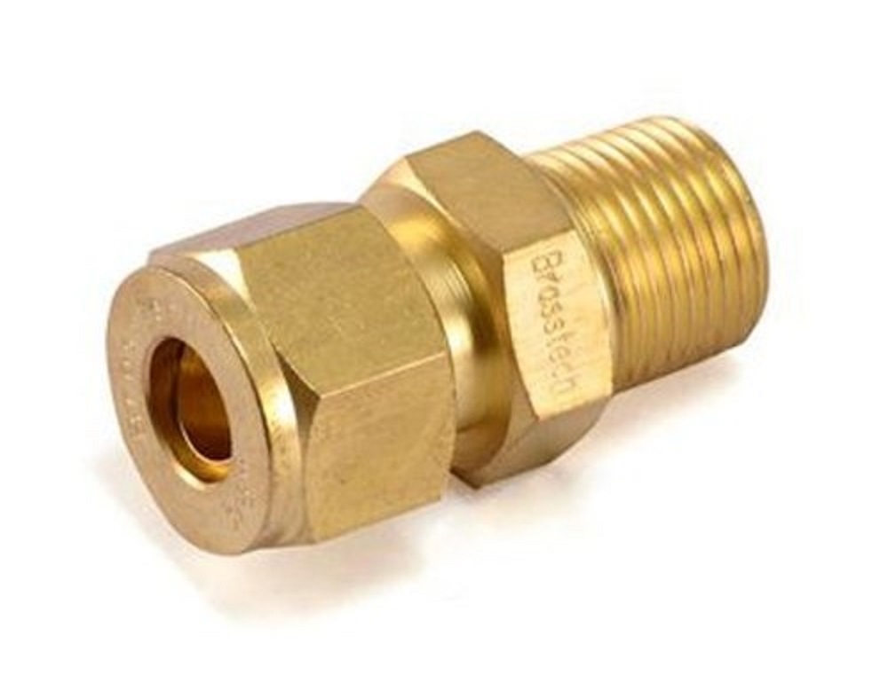 Brass Vibra Lok Straight Connectors