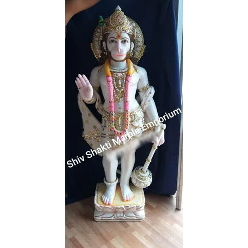 Makrana Marble Hanuman Statue