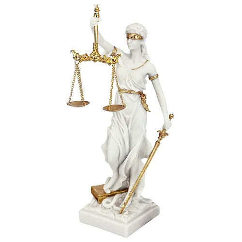 Marble Justice Lady Statue