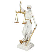 Marble Justice Lady Statue