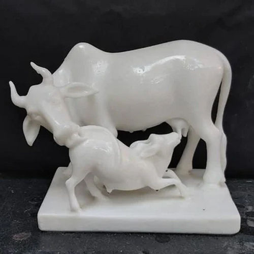 Marble Cow Statue