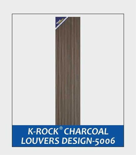 K-Rock Charcoal Louvers Design 5006