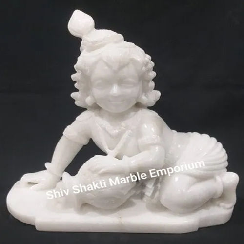 Laddu Gopal Marble Statue