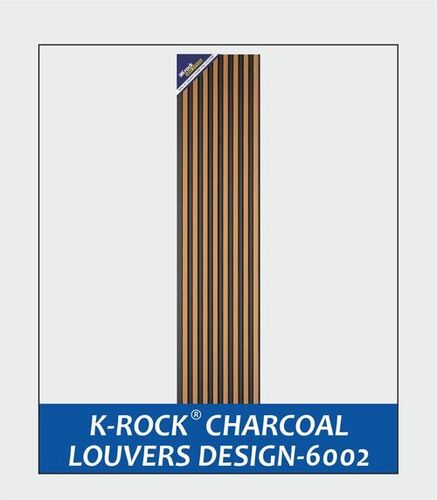 K-Rock Charcoal Louvers Design 6002