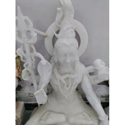 White Marble Shiva Moorti