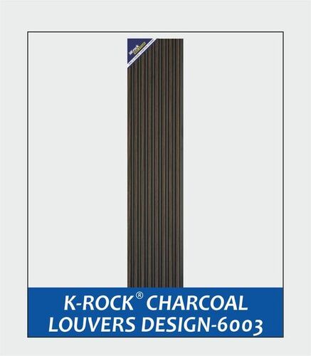K-Rock Charcoal Louvers Design 6003