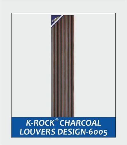 K-Rock Charcoal Louvers Design 6005