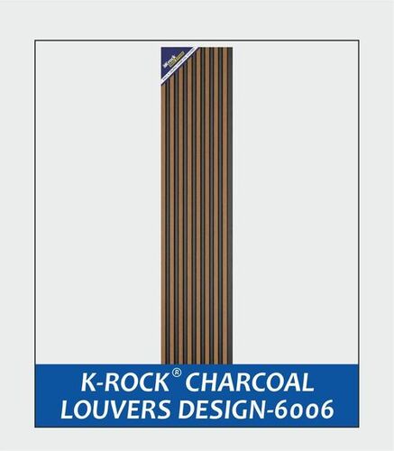 K-Rock Charcoal Louvers Design 6006