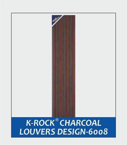 K-Rock Charcoal Louvers Design 6008