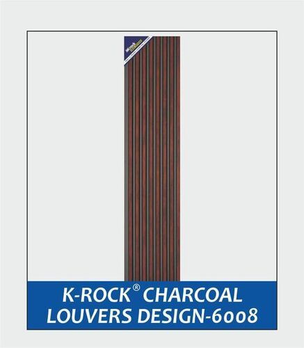 K-Rock Charcoal Louvers Design 6008