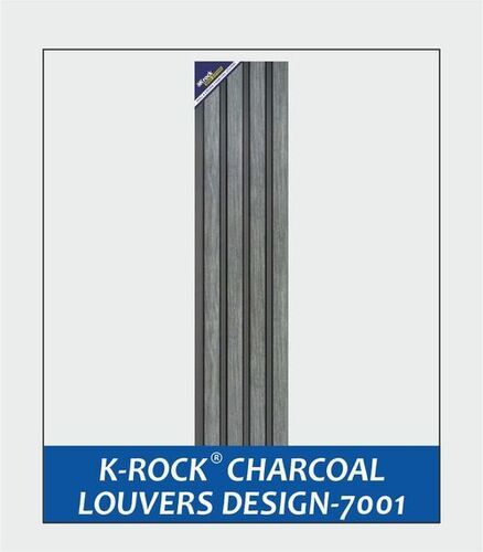 K-Rock Charcoal Louvers Design 7001