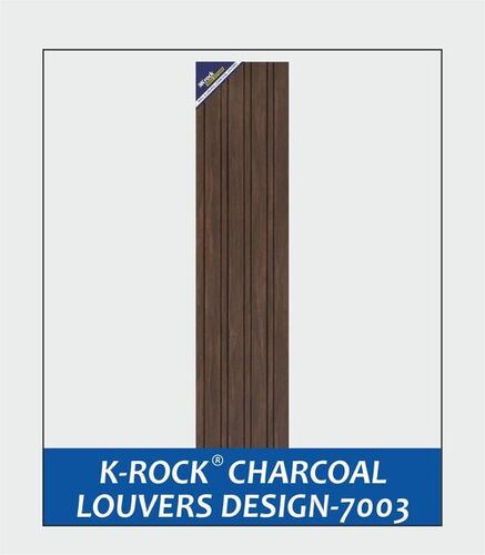 K-Rock Charcoal Louvers Design 7003