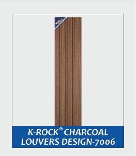 K-Rock Charcoal Louvers Design 7006