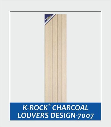 K-Rock Charcoal Louvers Design 7007
