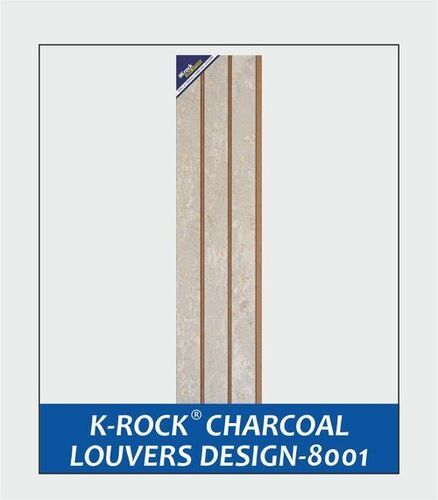 K-Rock Charcoal Louvers Design 8001