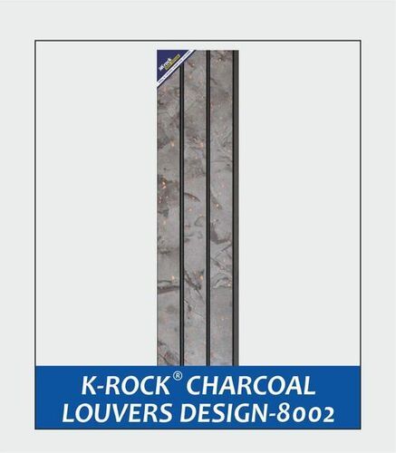K-Rock Charcoal Louvers Design 8002