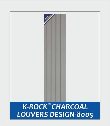 K-Rock Charcoal Louvers Design 8005