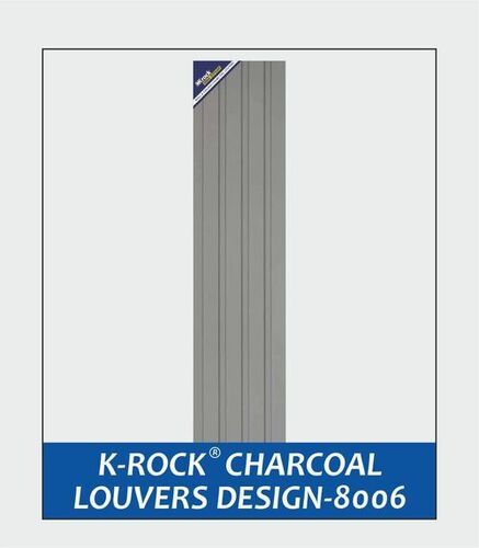 K-Rock Charcoal Louvers Design 8006