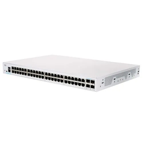 Cisco Cbs350-48T-4X-In (Cisco Business 350 Switch 48 10 100 1000 Ports 4 10 Gigabit Sfp Plus) - Power Consumption: 110V=51.01W 220V=50.58W Volt-Ampere   (Va)