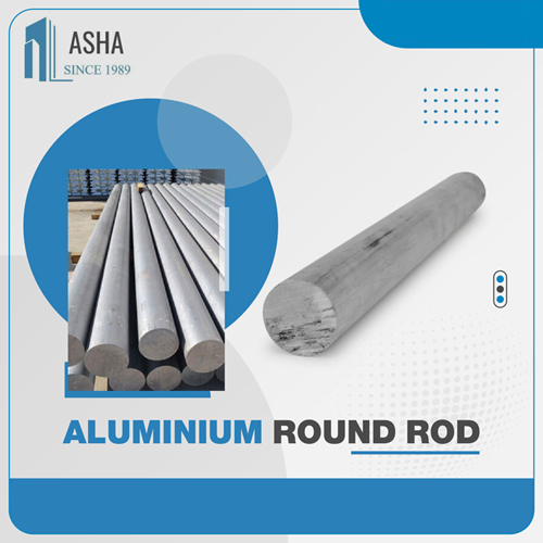6082 Aluminium Round Rod - Color: Silver