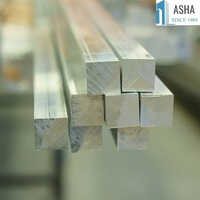 5050 Aluminium Square Rod - Silver, Polished Finish | Alloy Material, Square Shape, Ideal For Various Industrial Applications
