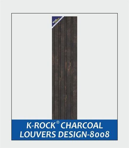 K-Rock Charcoal Louvers Design 8008