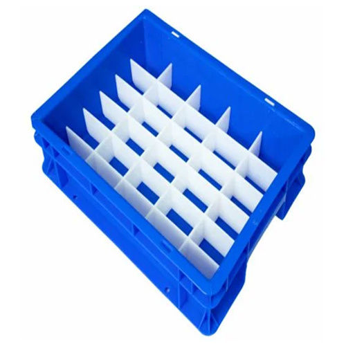 Blue Customised Plastic Crates With Partition at Best Price in Pune ...