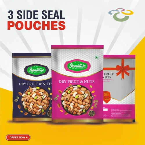 3 Side Seal Packaging Pouch
